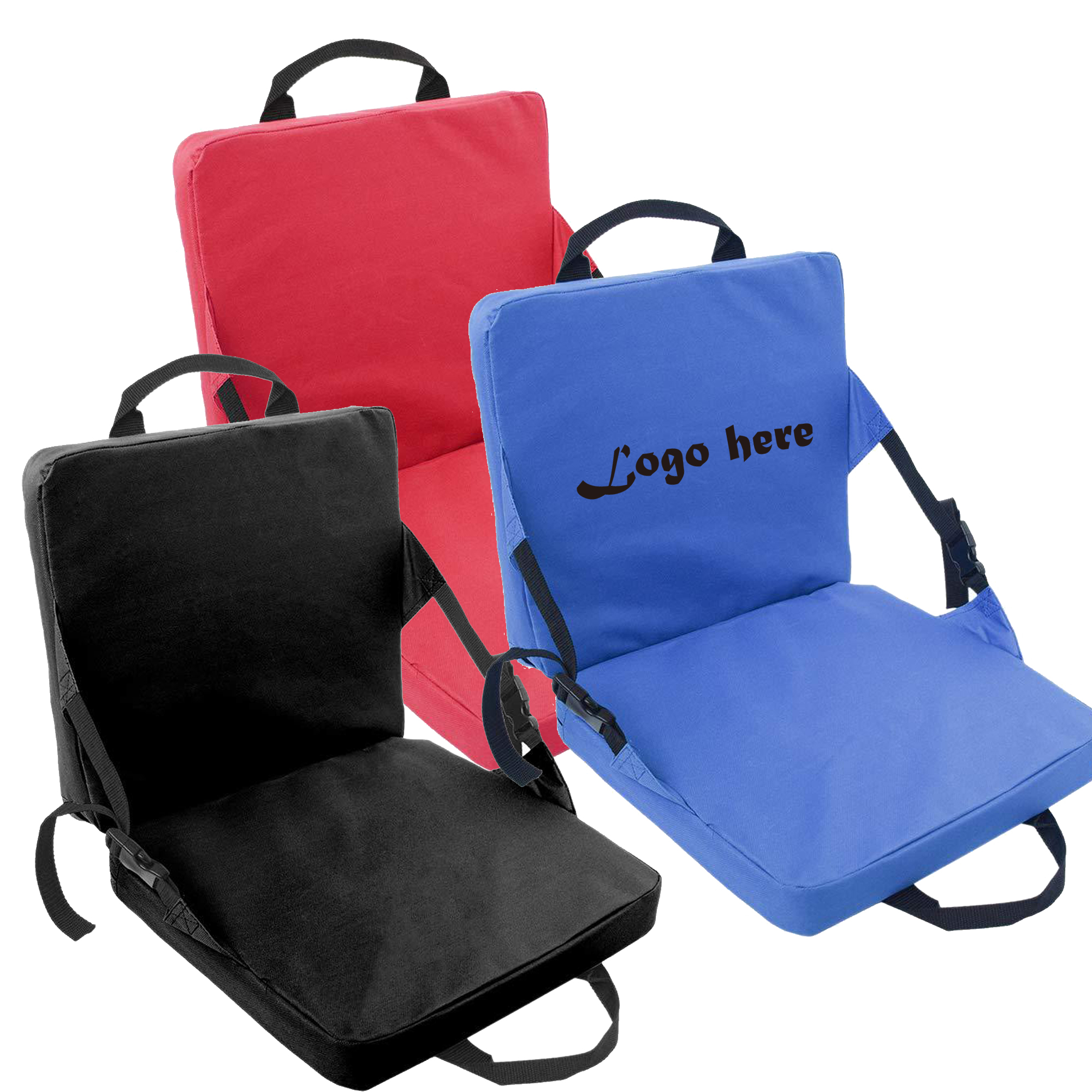 Folding Buckle Pocket Stadium seat Camping Travel Portable 5