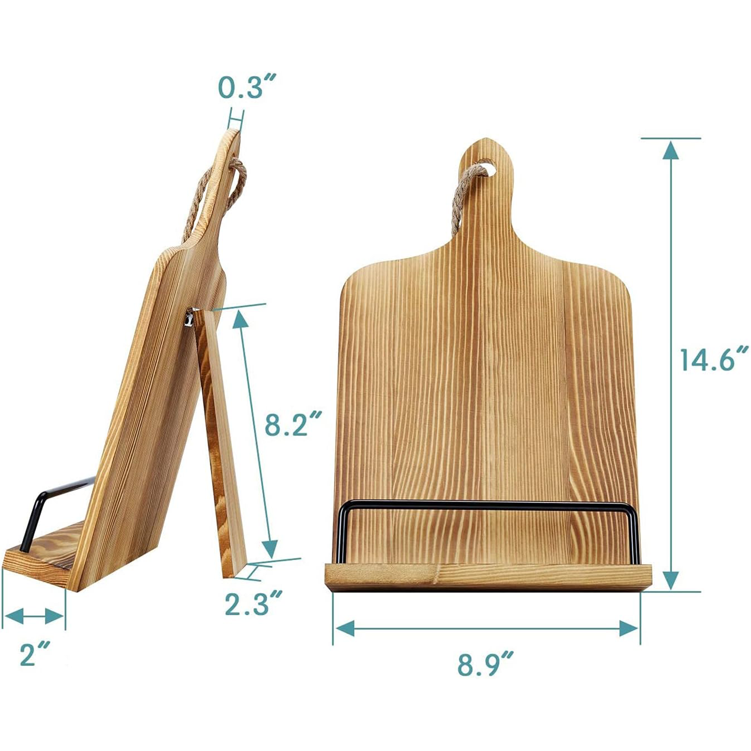 Adjustable Cookbook Stand 4