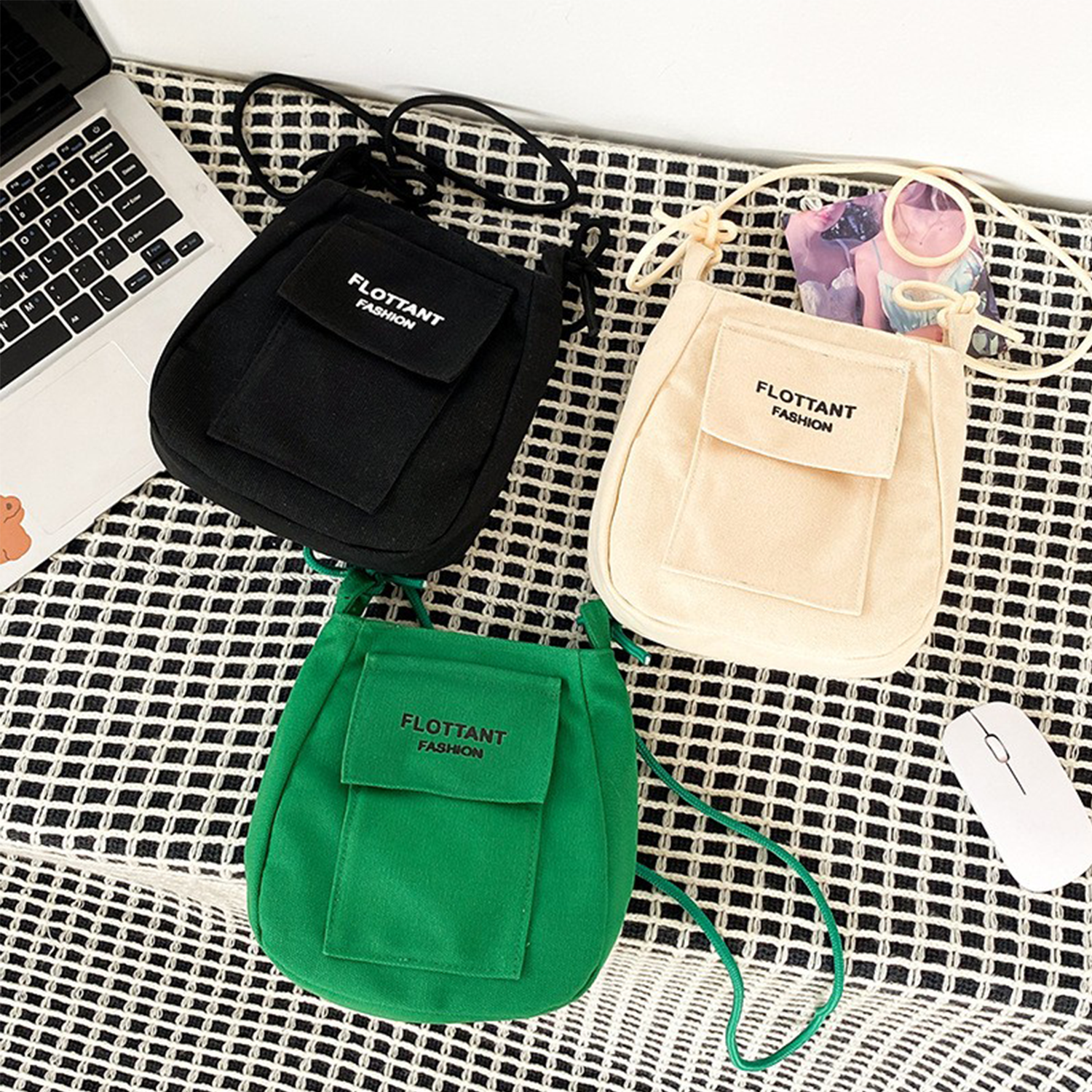 Portable Crossbody Canvas Bag 10