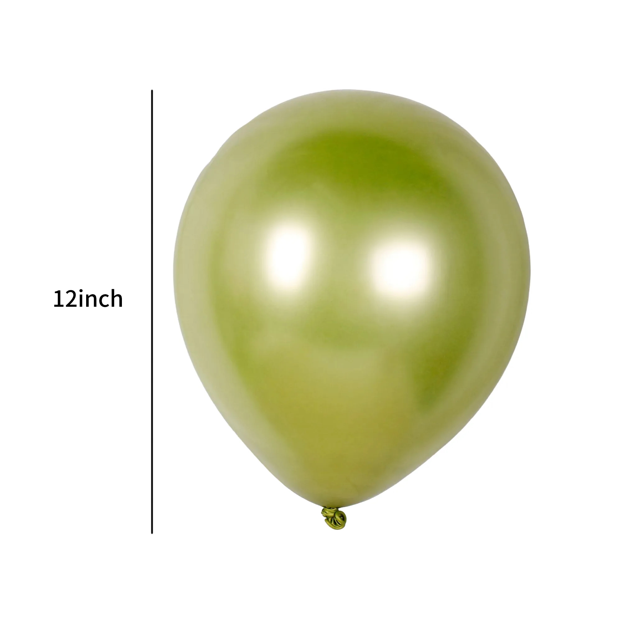 12 Inch Latex Balloon Metallic Finish for Events 19