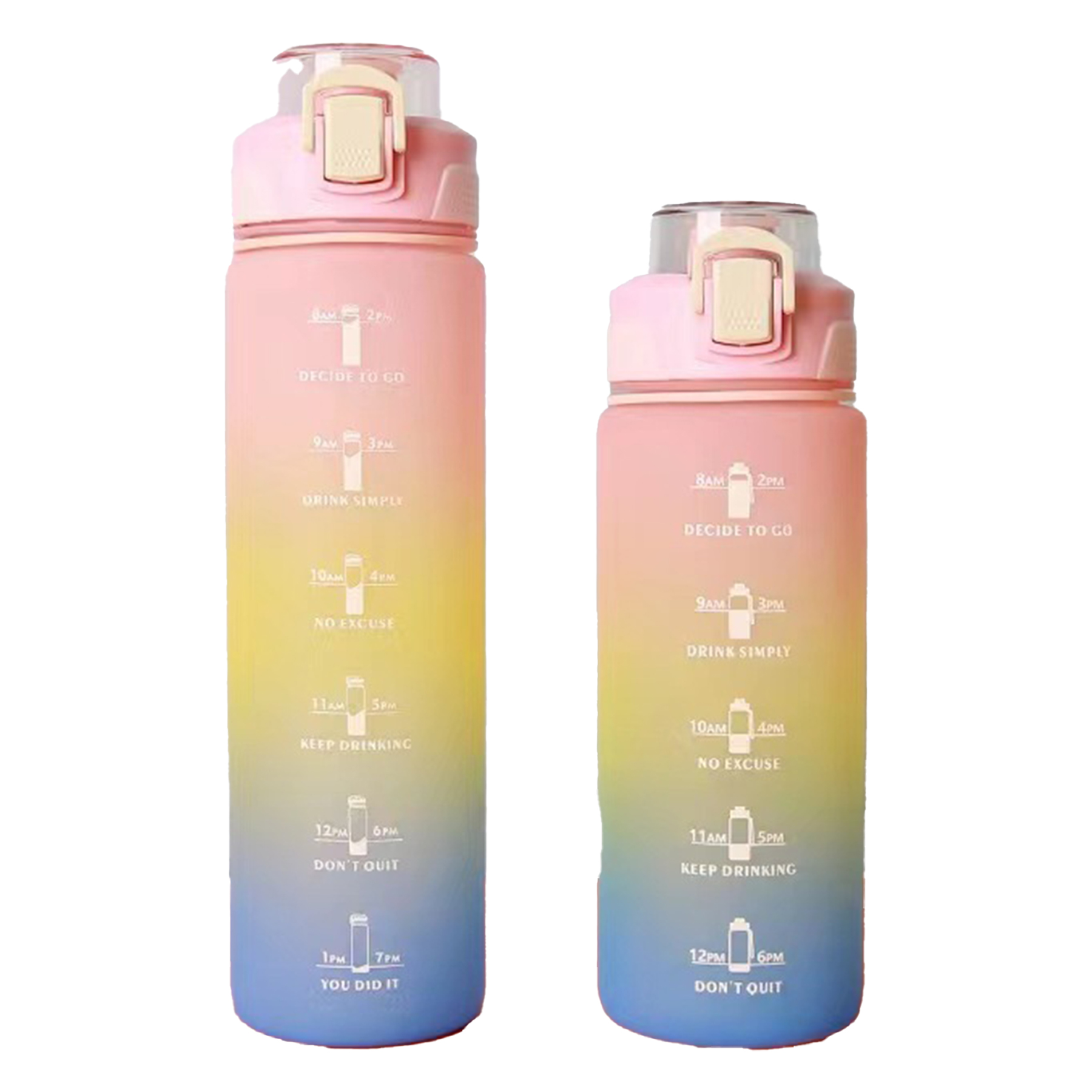 Plastic Large Capacity Portable Sports Water Bottle 5