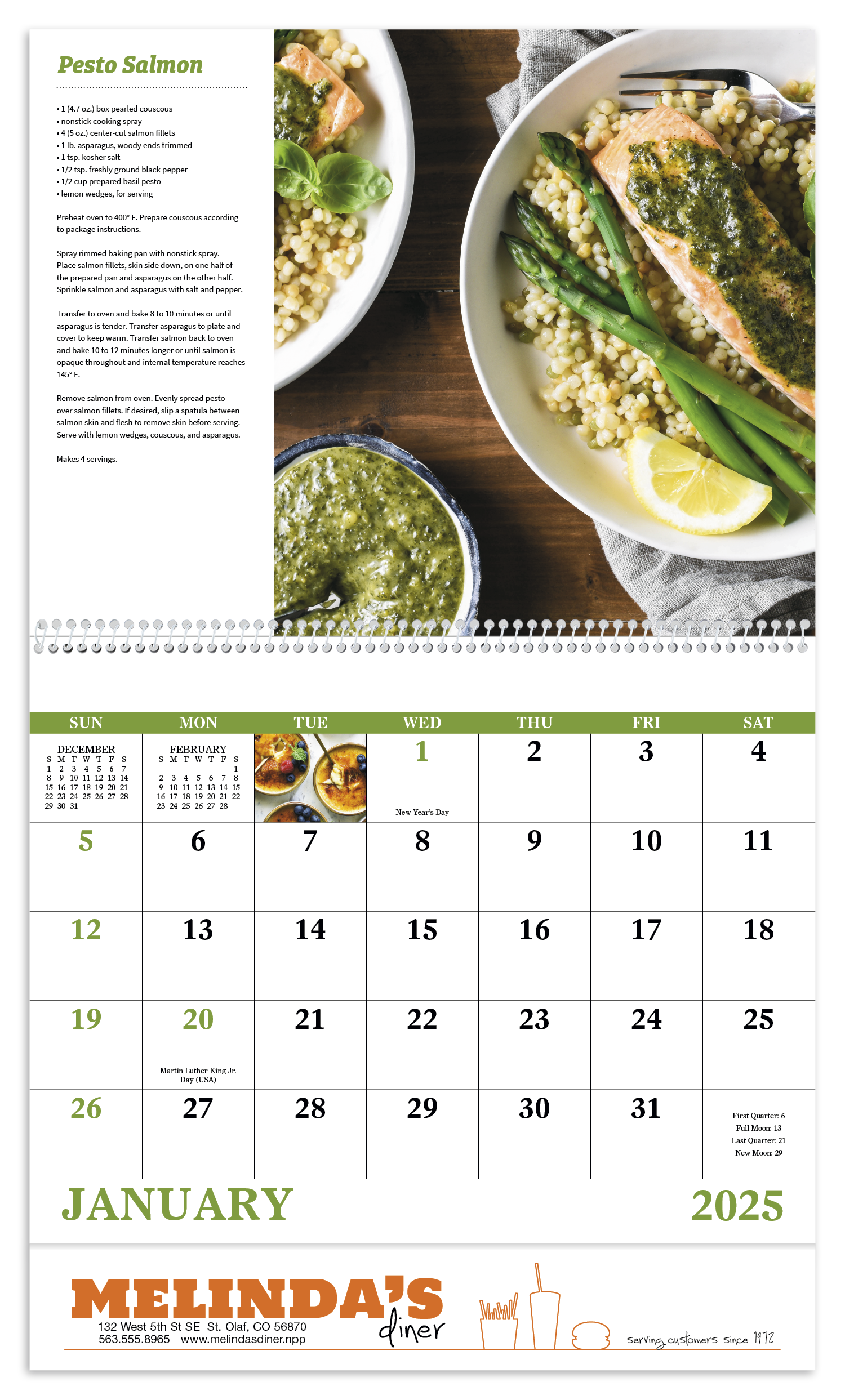 Good Value™ Delicious Dining - Spiral Calendar 17