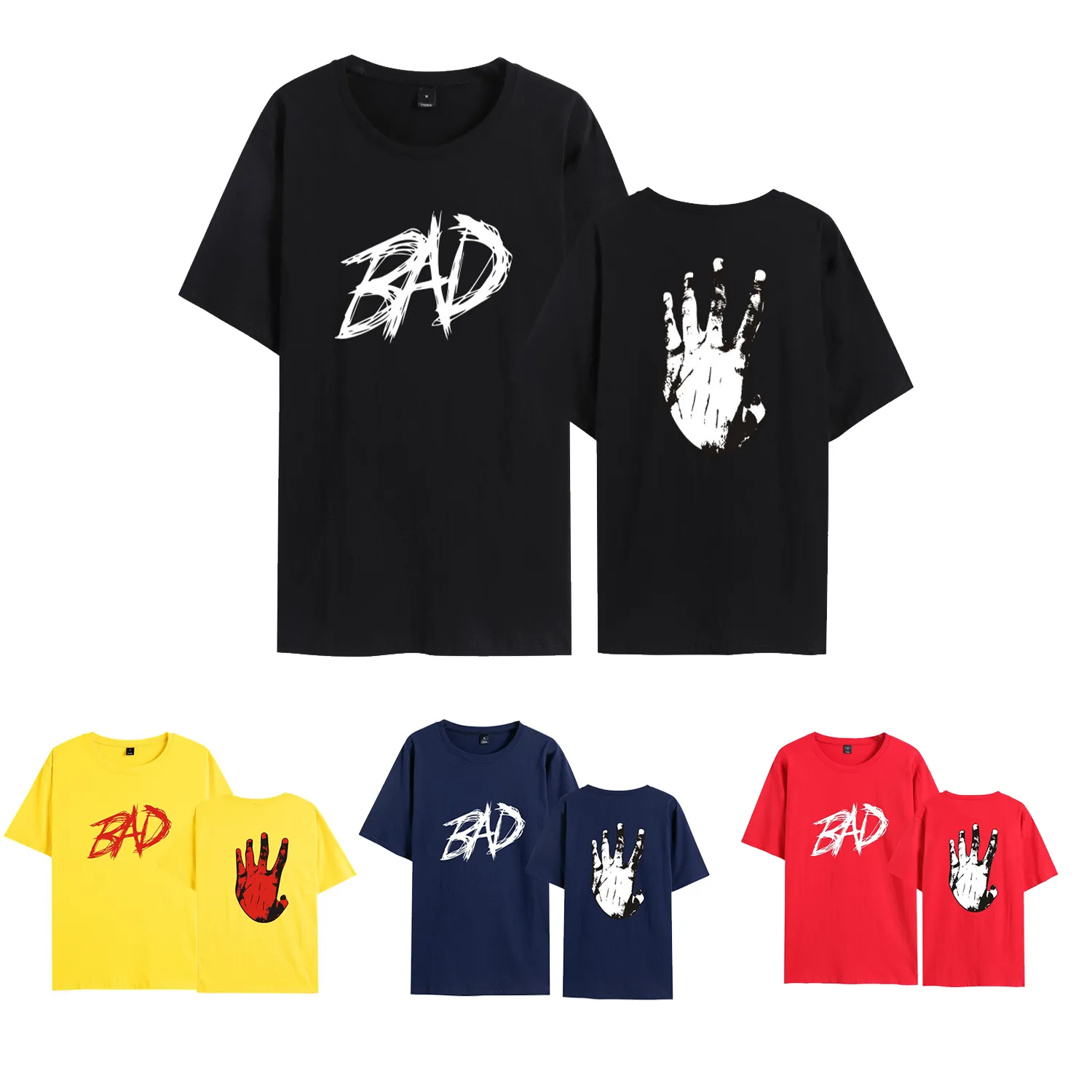 Hip-Hop Rapper Short-Sleeved T-shirts 1