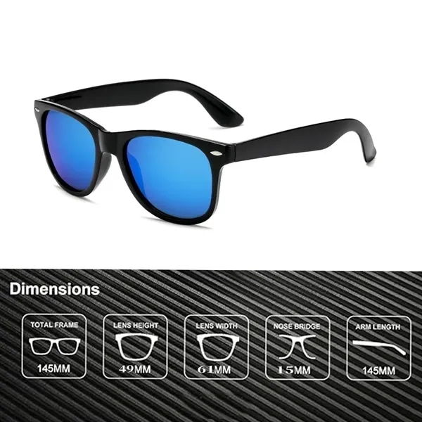 Mirror Lens Polarized Sunglasses with UV Blocking Protection 12