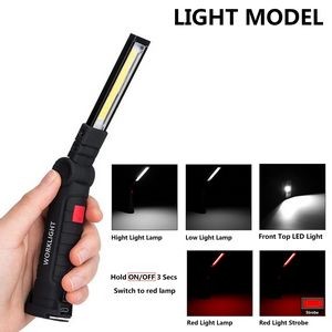 3 Heads Rechargeable Flashlight With Multi Functional Mode 6