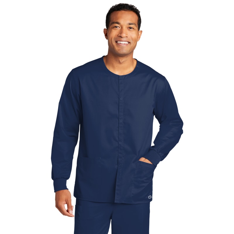 WonderWink Unisex WorkFlex Snap-Front Scrub Jacket 25