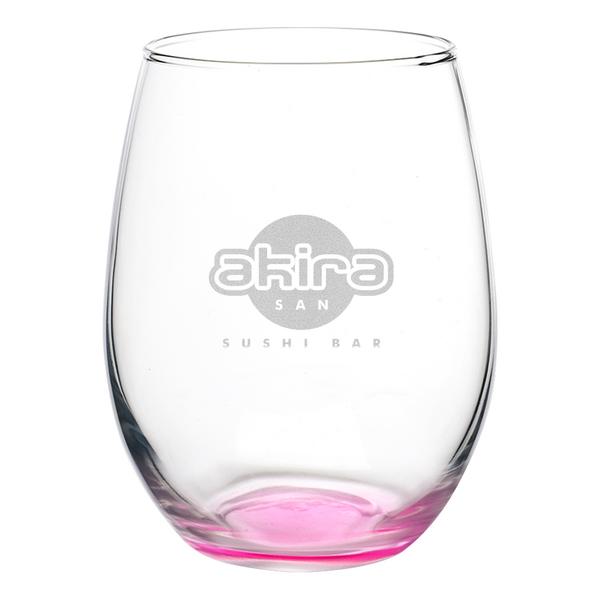 Liquid Lunch 15 oz Stemless Wine Glasses 27