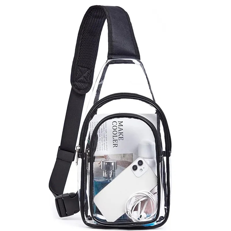 PVC Heavy Duty Clear Sling Bag 2