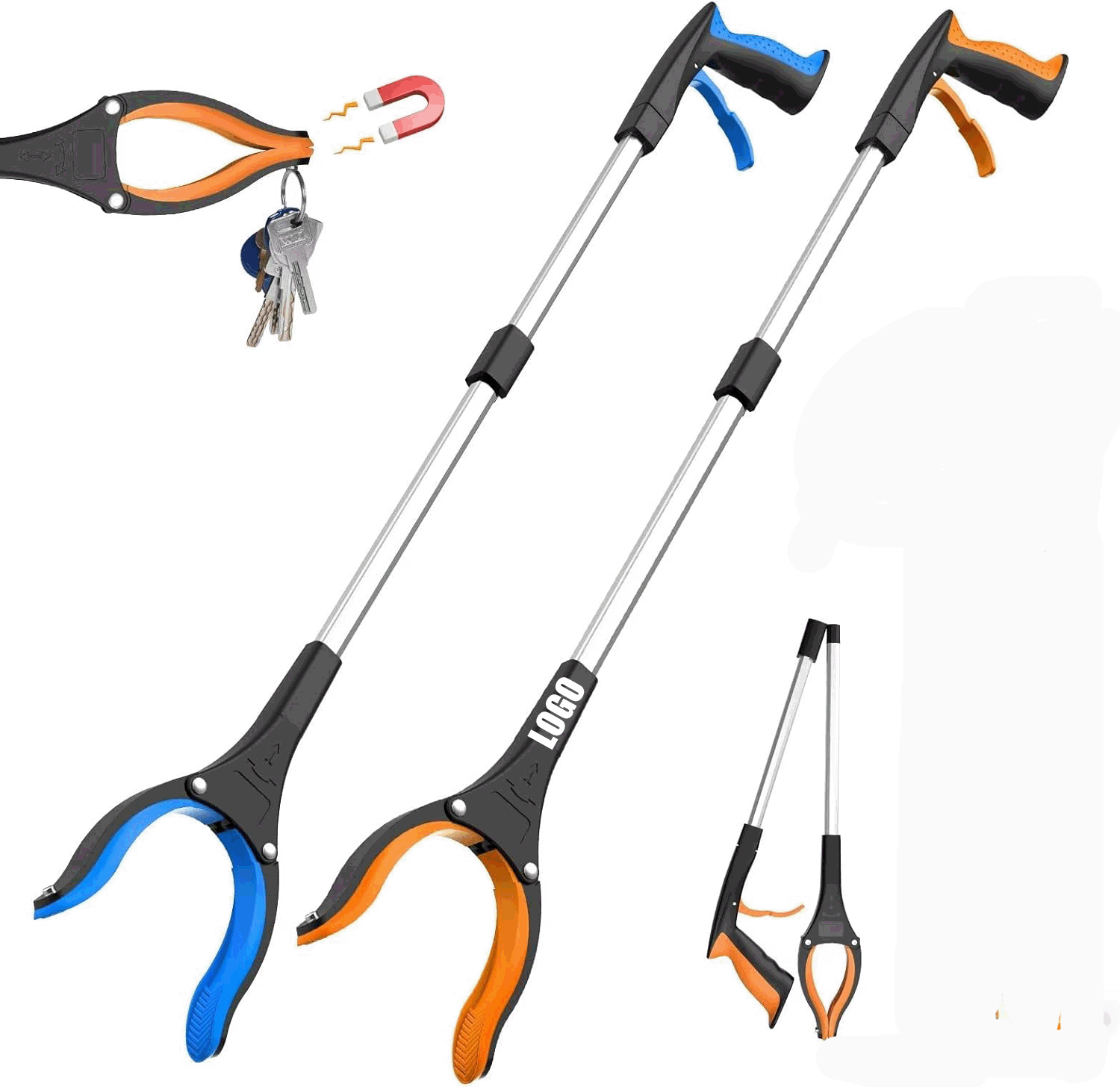 Grabber Reacher Tool/Foldable Reacher Grabber Pickup Tool / Trash Picker 2