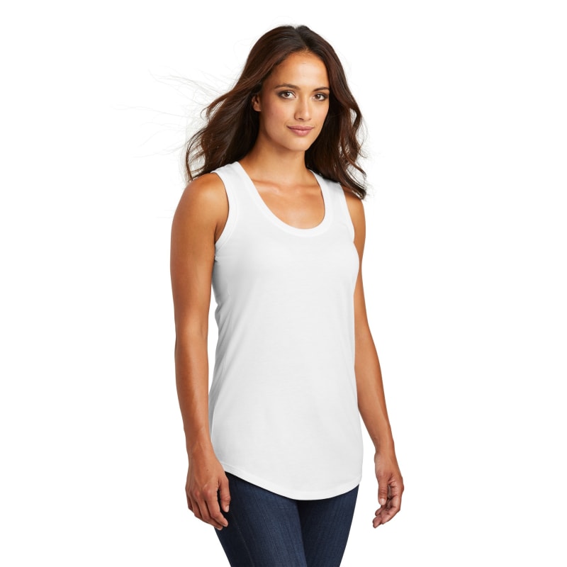 District Women's Perfect Tri Racerback Tank. 12