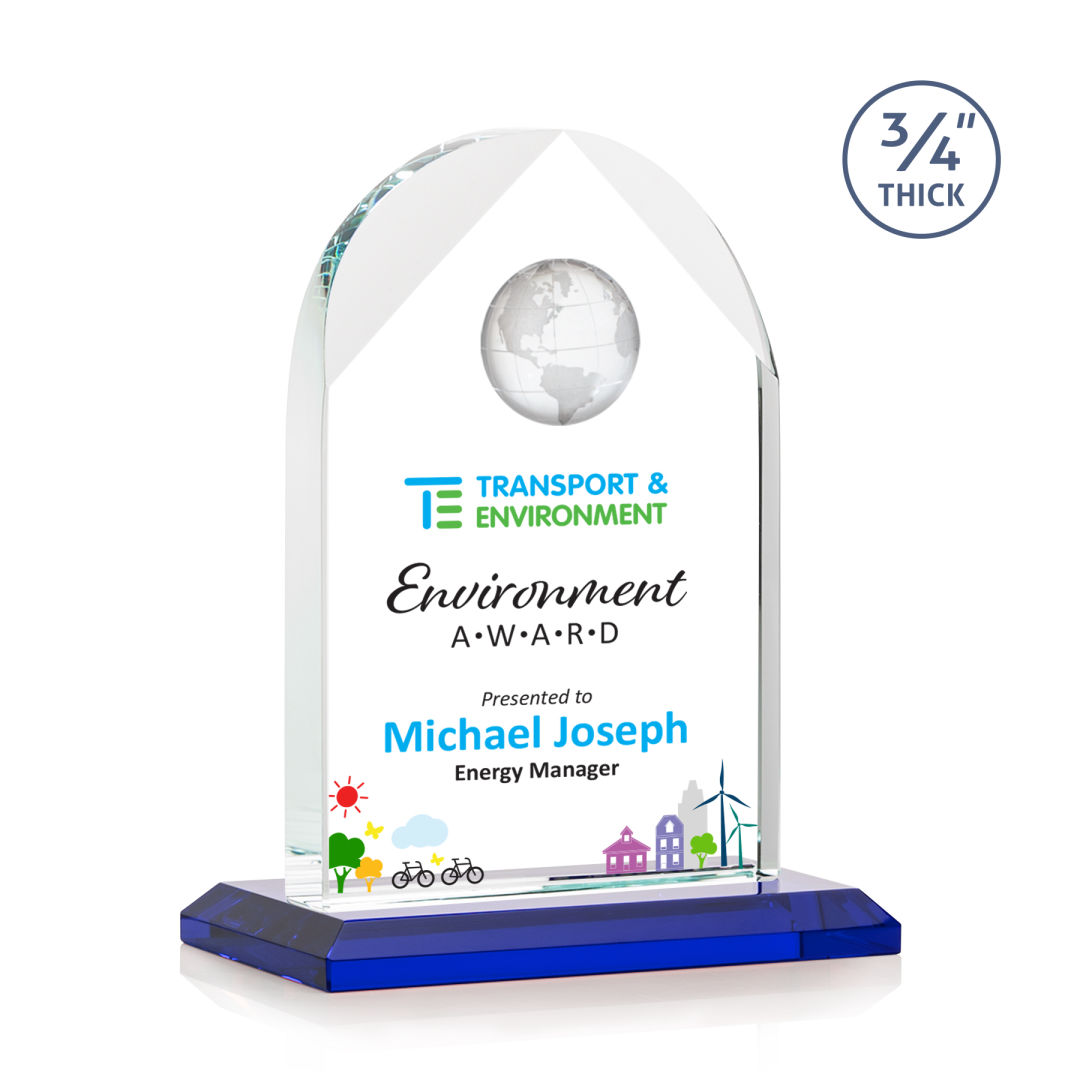 Blake Globe VividPrint™ Award - Blue 4