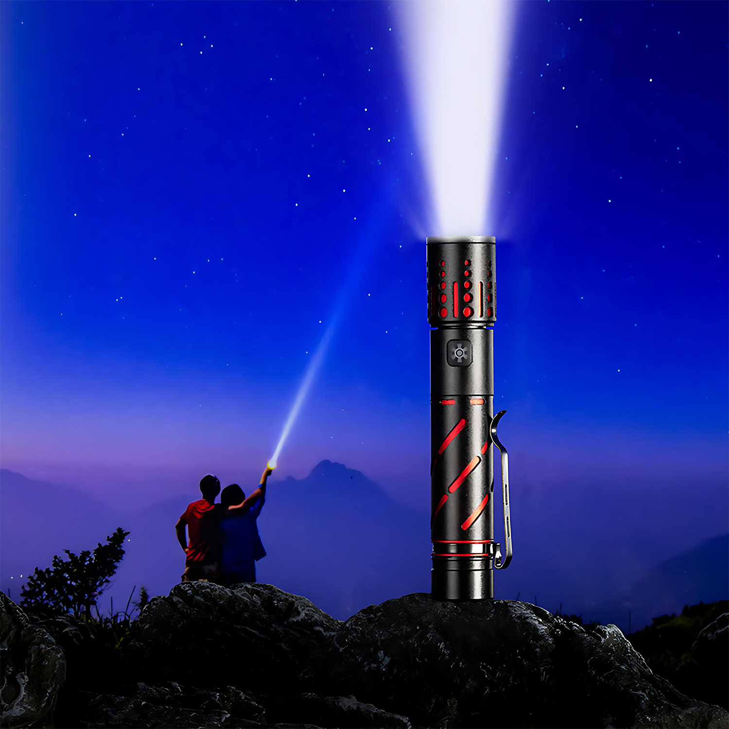 Waterproof Aluminum Outdoor Laser Flashlight 1