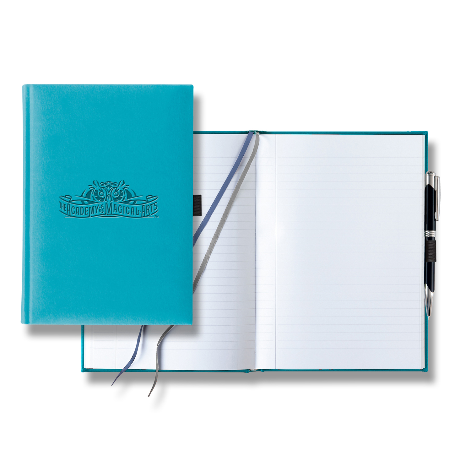 Castelli Tucson  Grande Lined White Page Journal with Pen & Loop 29