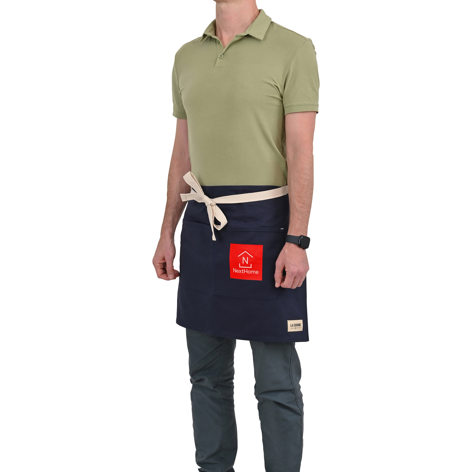 La Cuisine™ Recycled Cotton Bistro Apron - AWARE™ 12