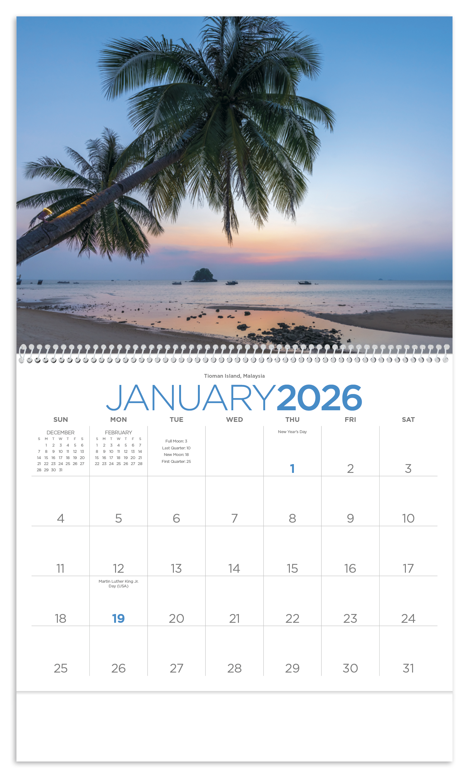 Triumph® Calendars Beaches Calendar 30