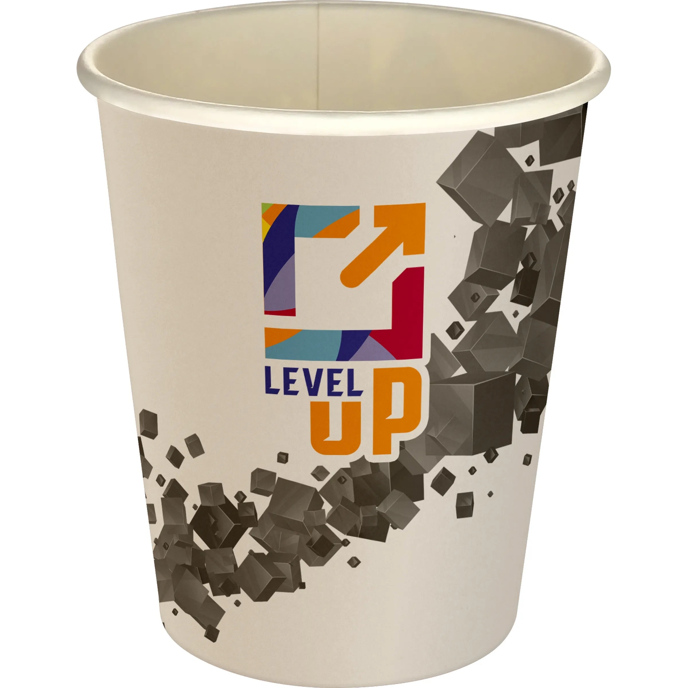 5 oz Full Color Floating Cubes Paper Cup, custom paper cup with logo imprint 21