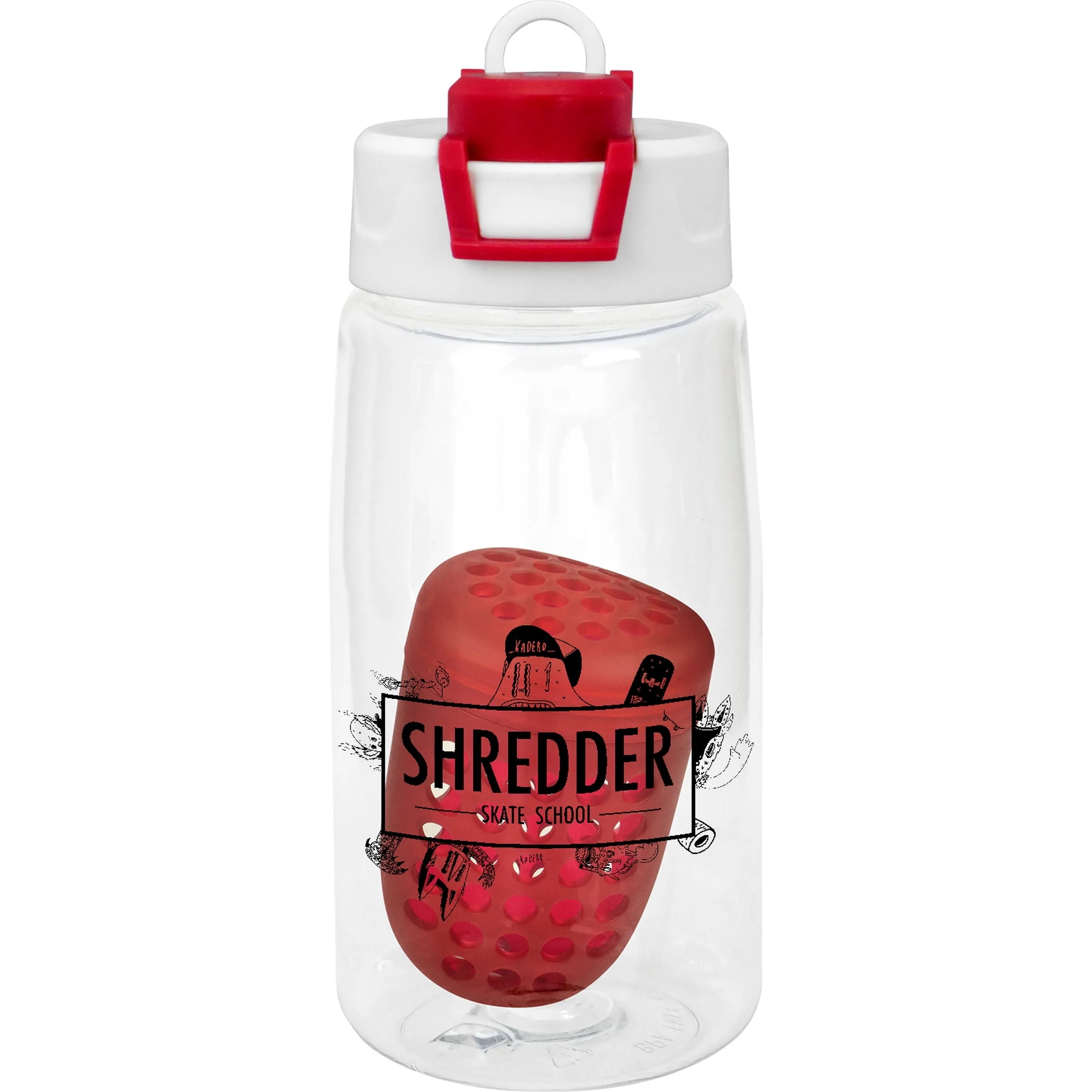Two Tone Pop Up 18 oz. Recycled Bottle with Floating Infuser 2
