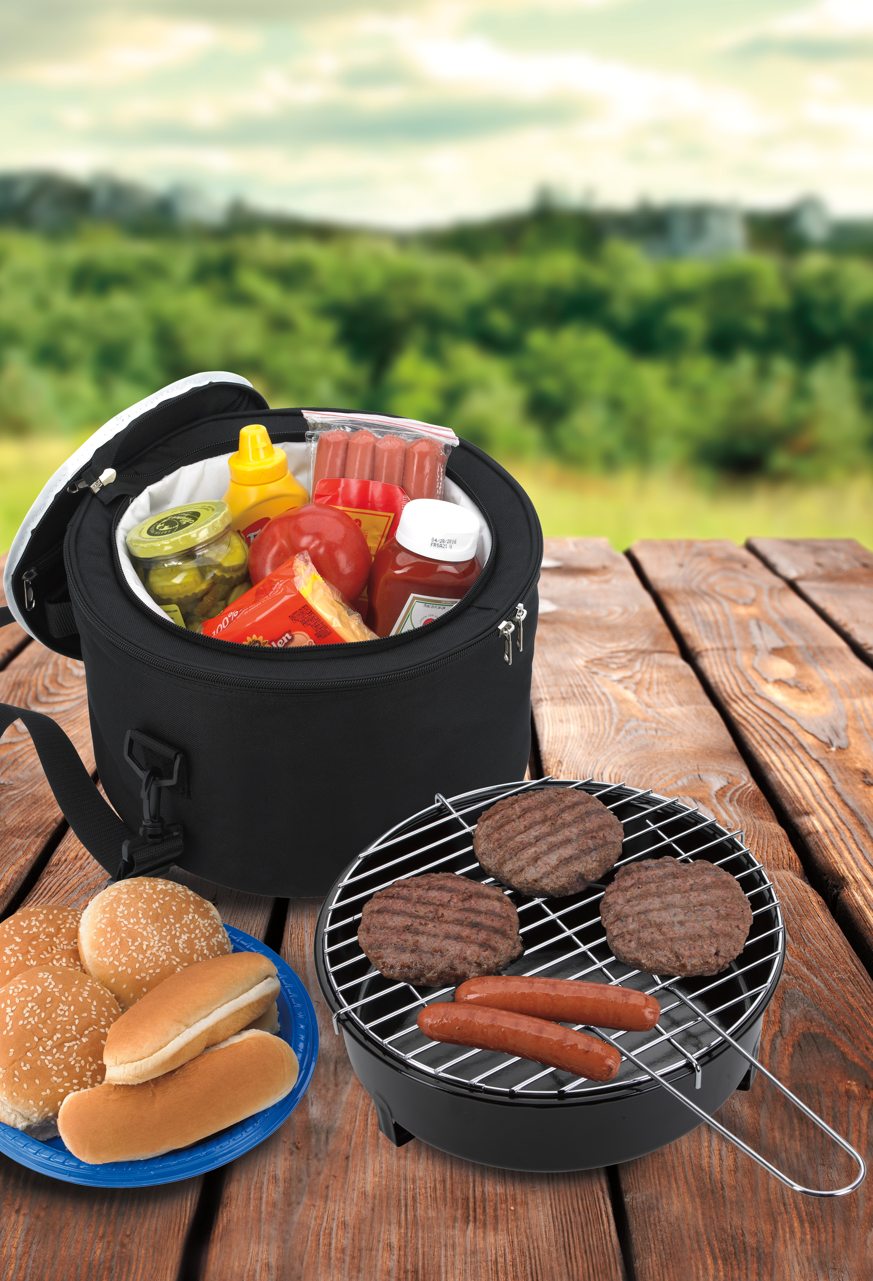 Koozie® Portable BBQ with Cooler Bag