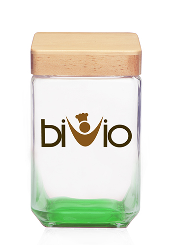 54 oz. Glass Candy Jars with Wooden Lid 24