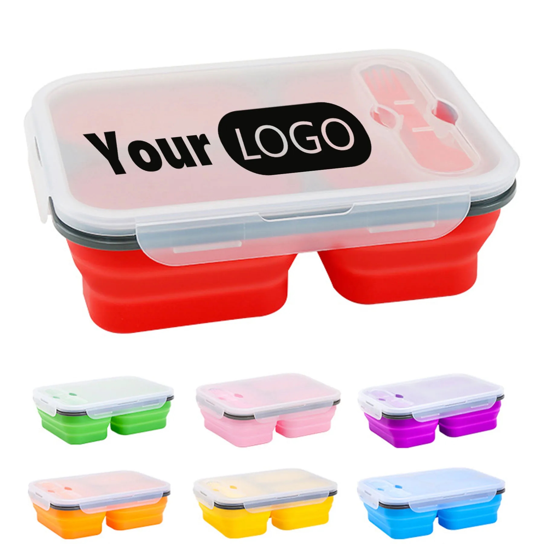 Portable Silicone Foldable Food Container 5