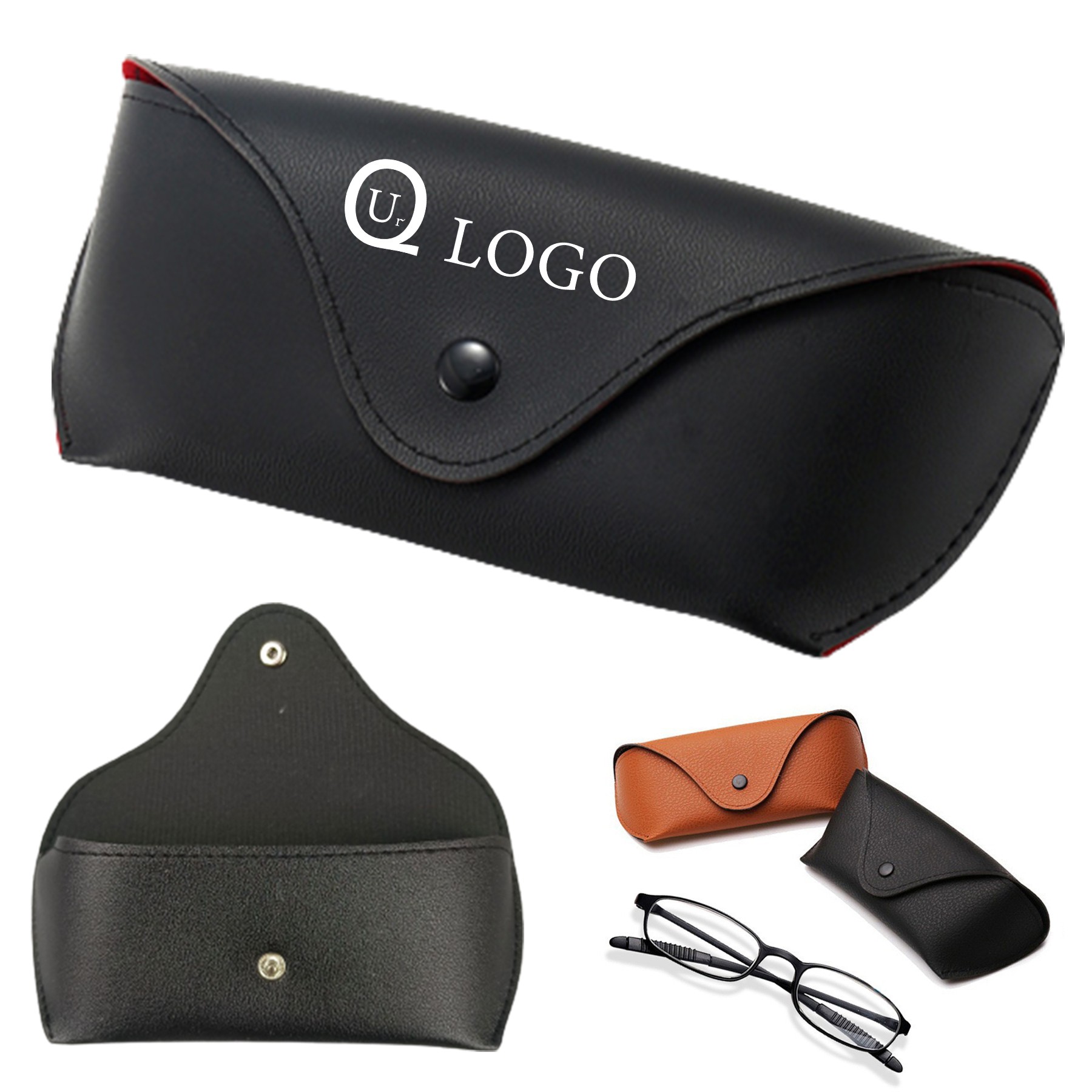 Soft Leather Glasses Case