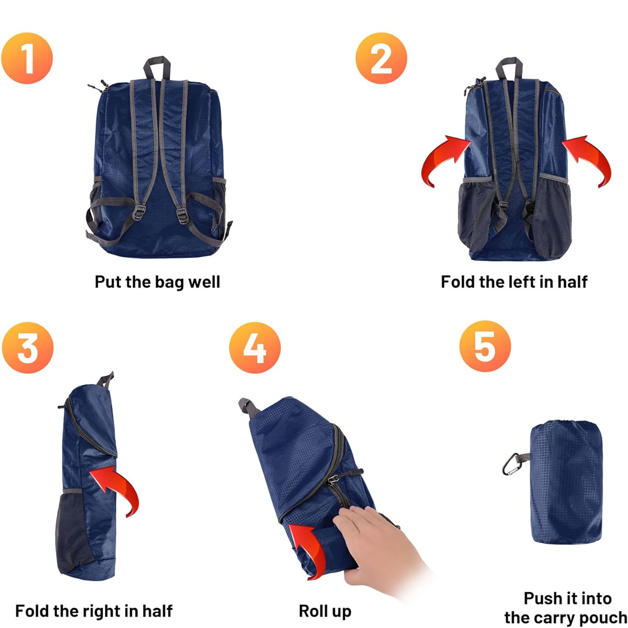 Foldable Hiking Backpack For Travel 4