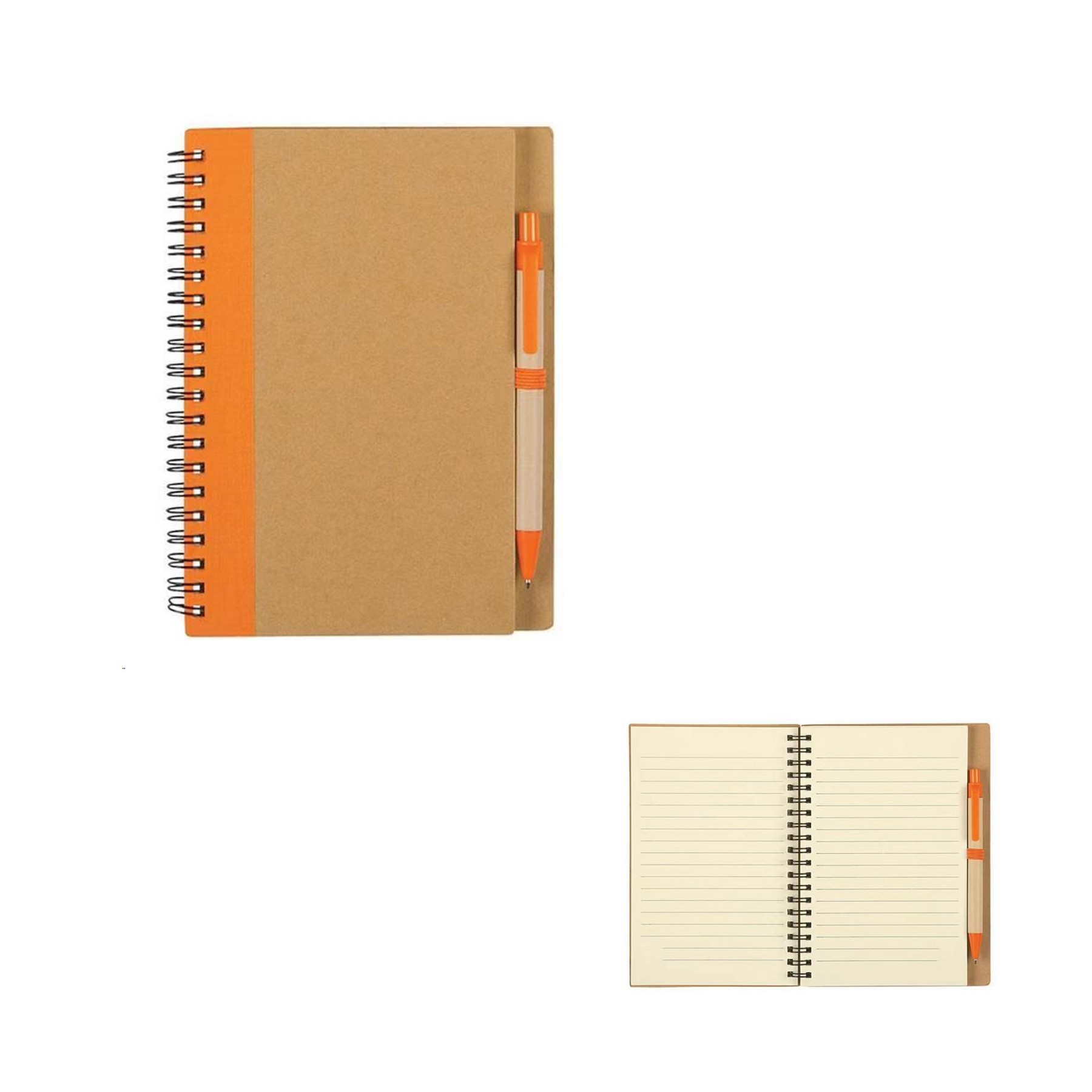 Eco-Inspired Spiral Notebook And Pen Set 2