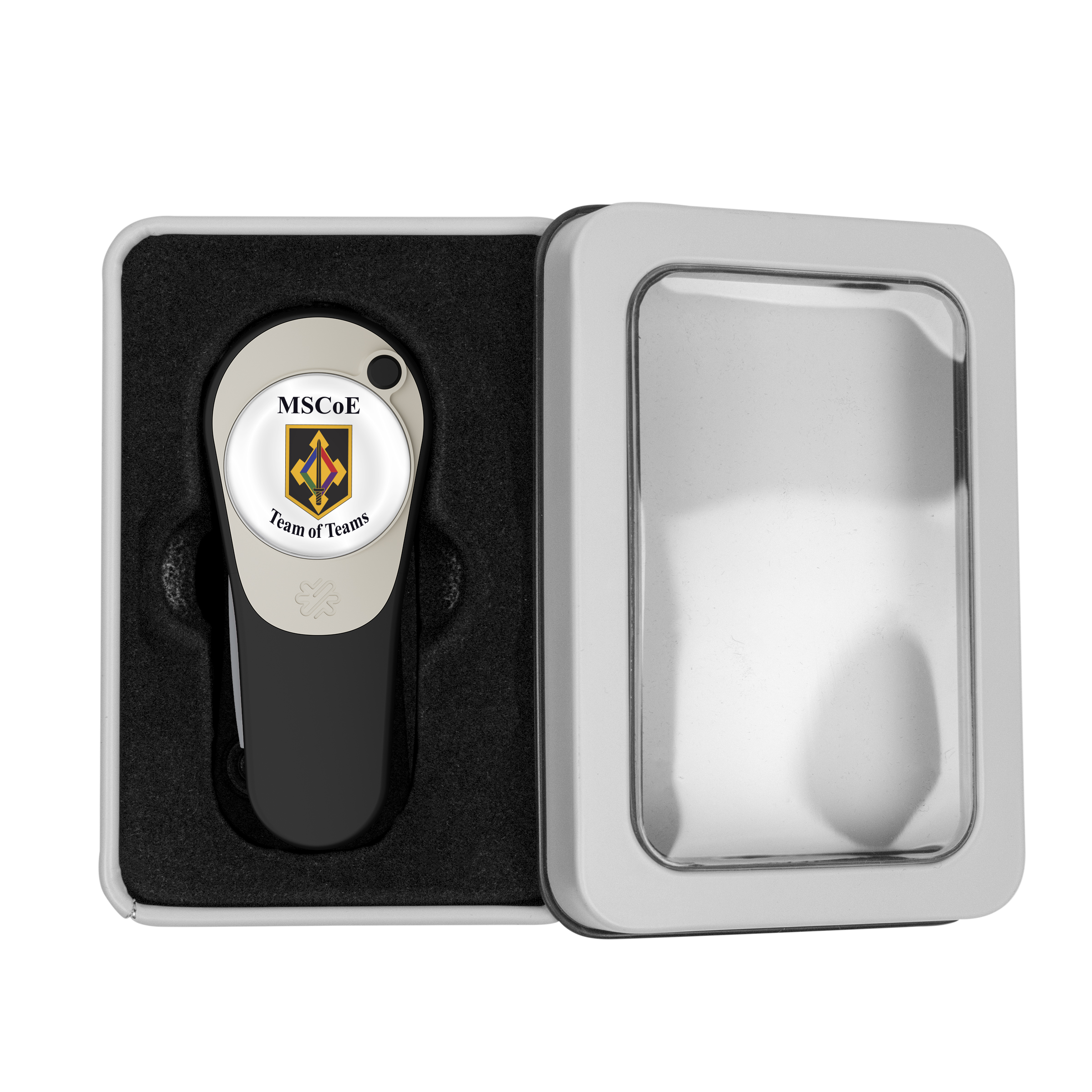 Pitchfix Icon Golf Divot Tool in Window Tin 9