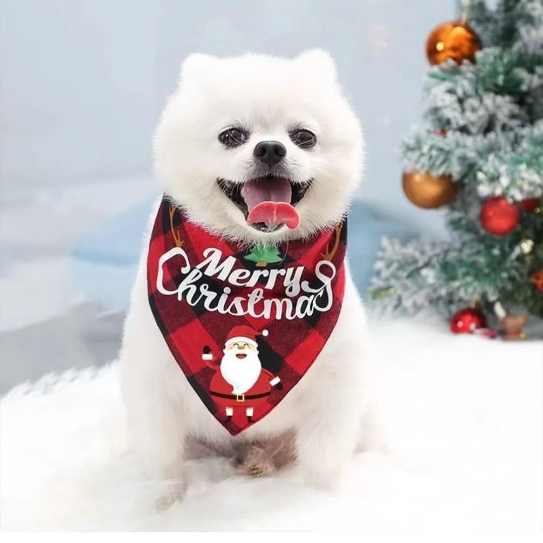 Christmas pet scarf 1