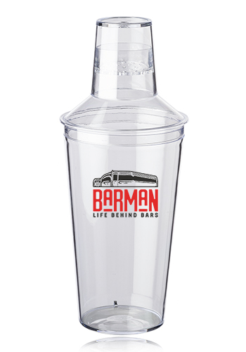 Camden 17 oz. Plastic Cocktail Shaker Bottles 4