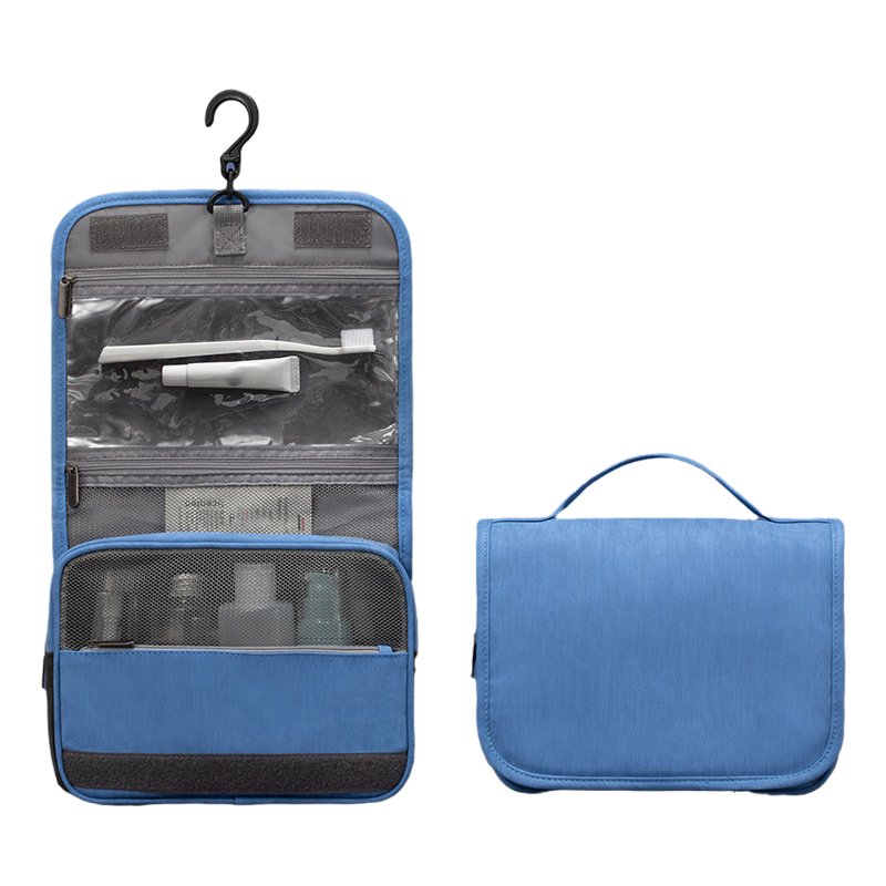 PU Hanging Travel Toiletry Bag & Makeup Cosmetic Organizer 5