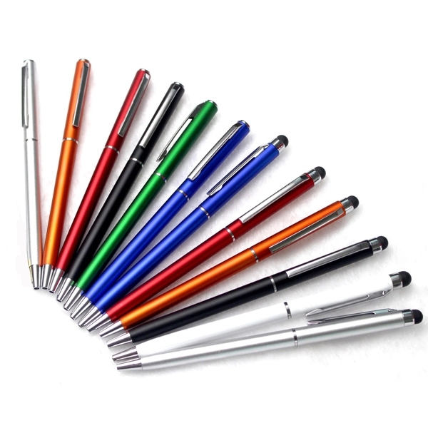 Promotional Plastic Slim Twist Stylus Pen 5