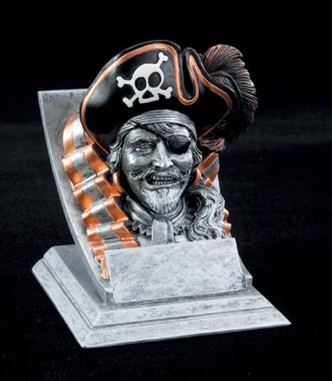 Pirate Spirit Mascot Resin 1