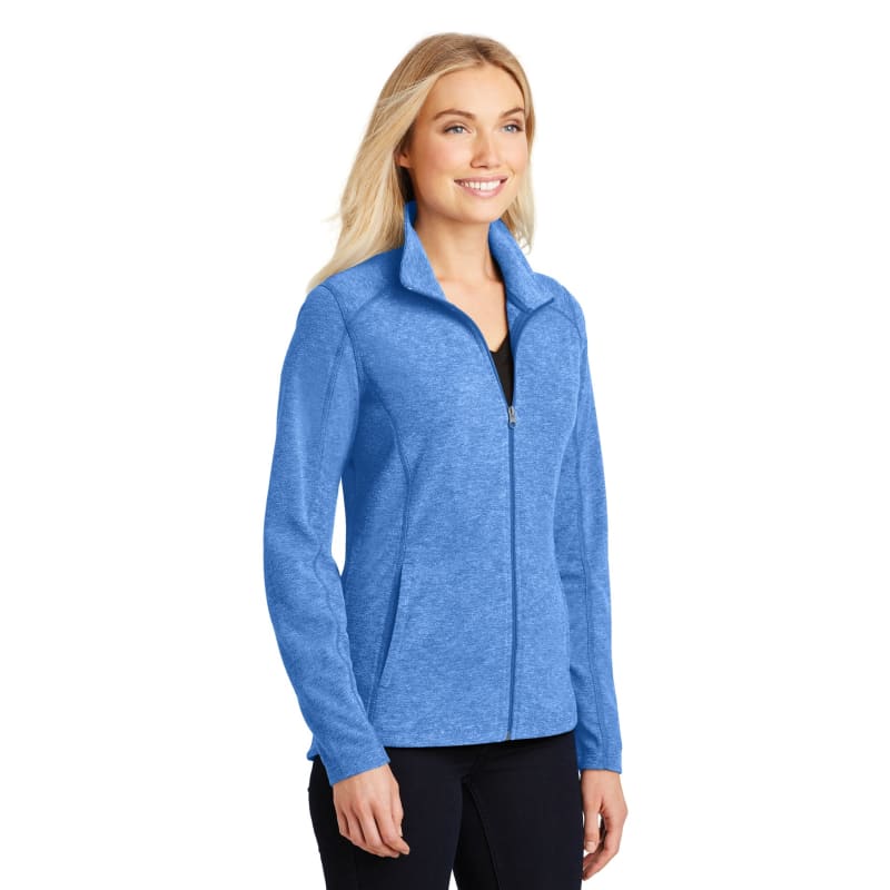 Port Authority Women's Heather Microfleece Full-Zip Jacket. 15