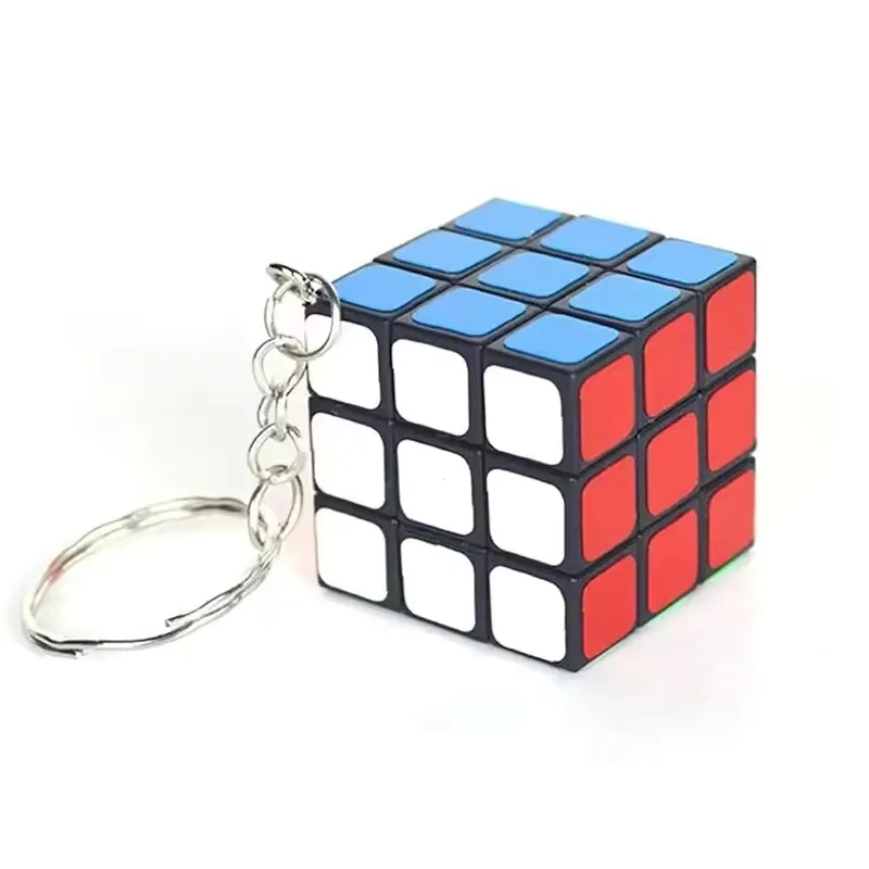 Mini Puzzle Fidget Toy Cube Keychain 4