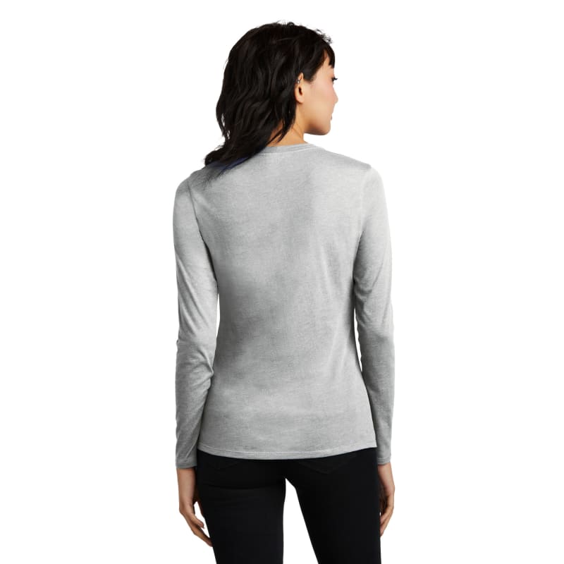 District Women's Perfect Blend CVC Long Sleeve Tee 8