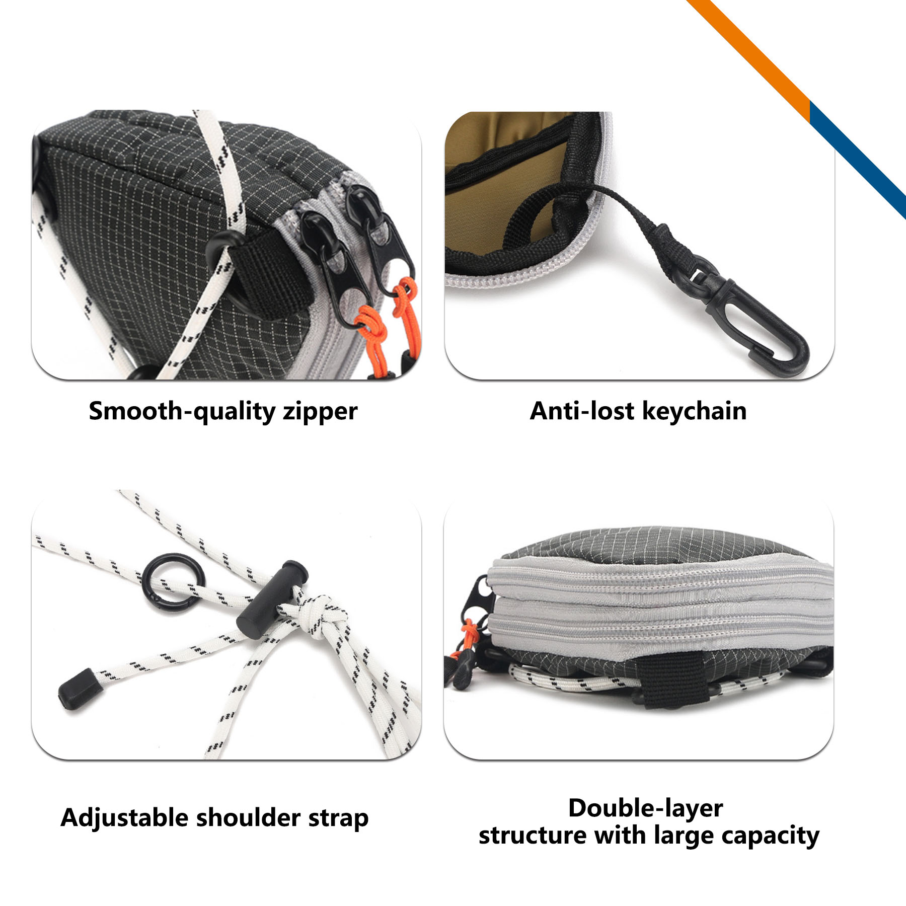 Totri Mini Triangle Crossbody Pouch 4