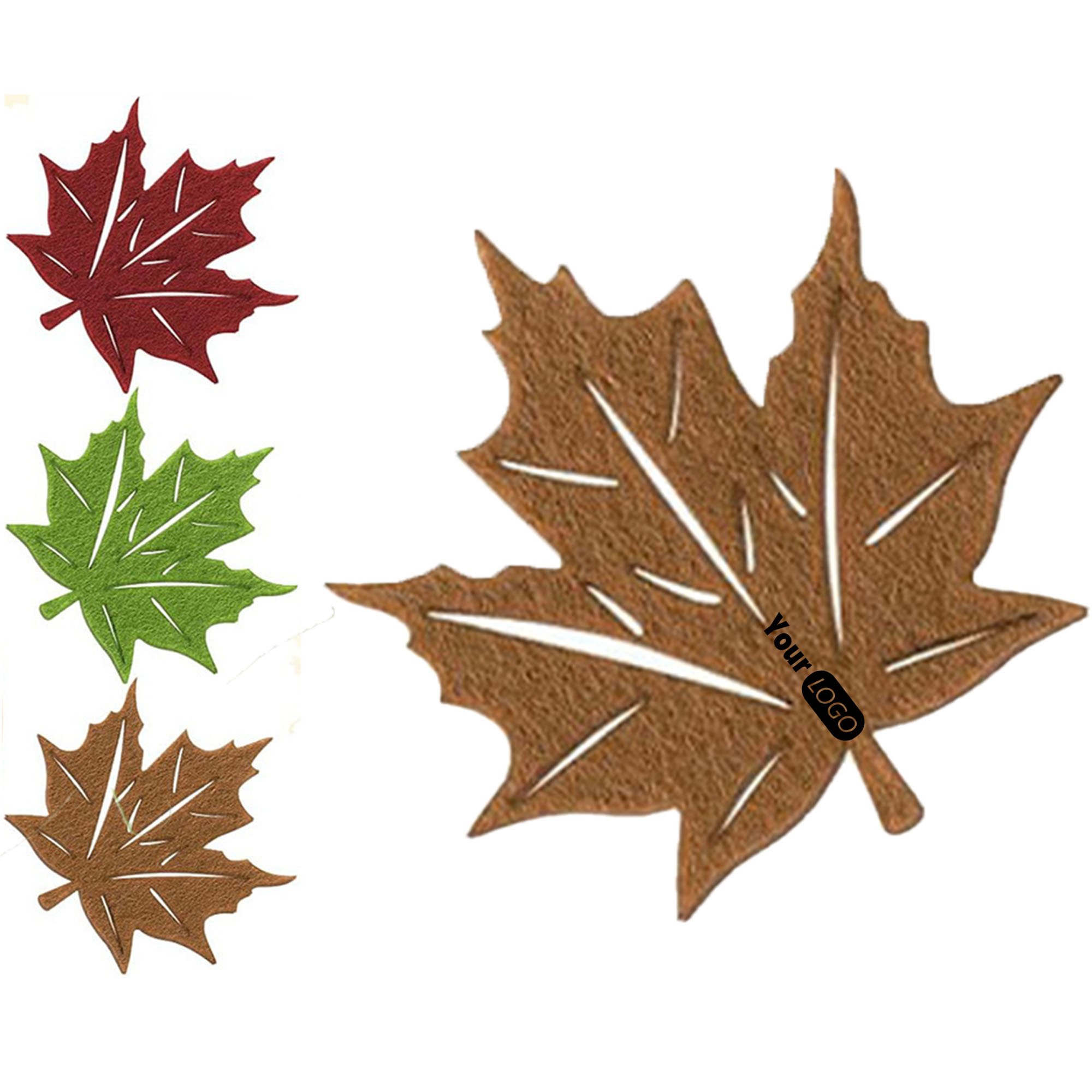 Maple leaf Felt Coaster 4