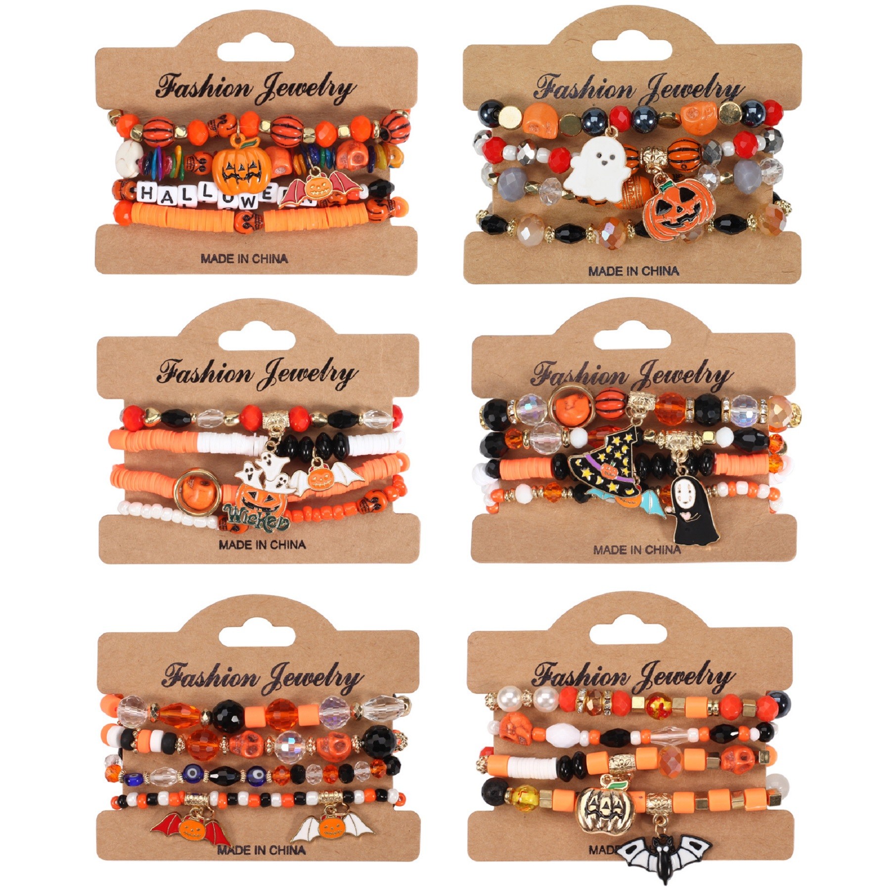 Bohemian Bracelets Stretch Multilayer Colorful Beads Bracelet With Charm Jewelry