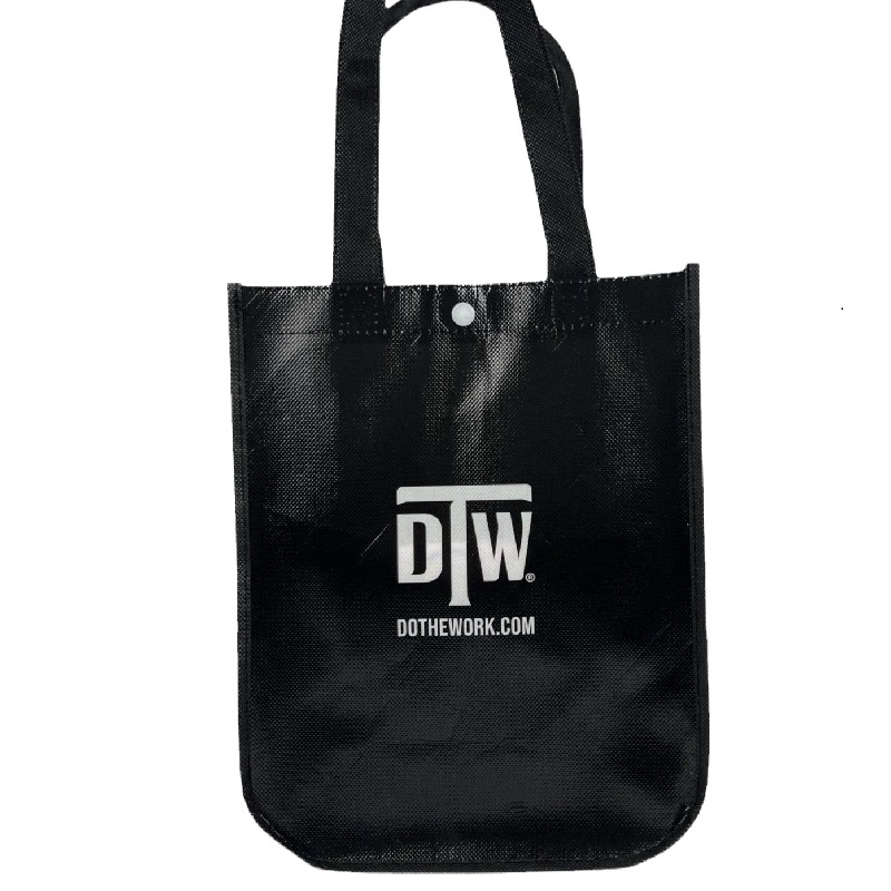 Round Corner Non Woven Laminated Shopper 2