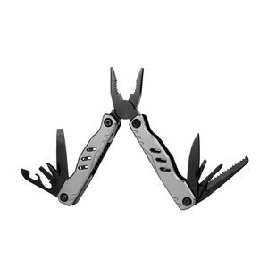 Sleek Silver Multi Pliers Tool Kit With Convenient Clip 17
