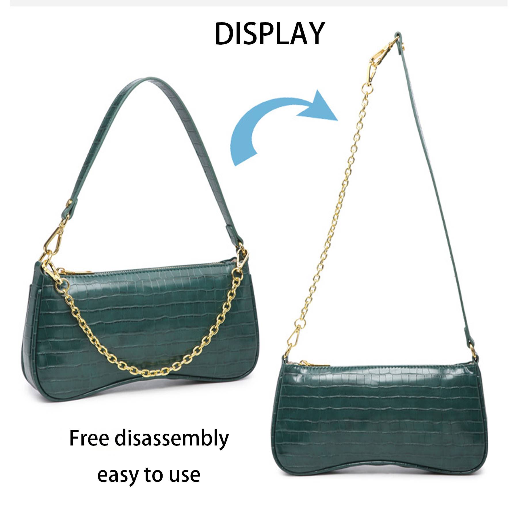 PU Small Shoulder Bags Clutch Purse for Women 5