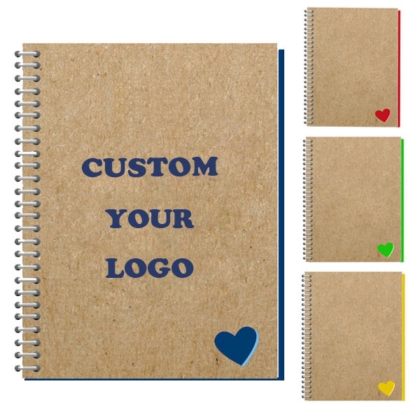 Recycled Die Cut Heart Notebook 4