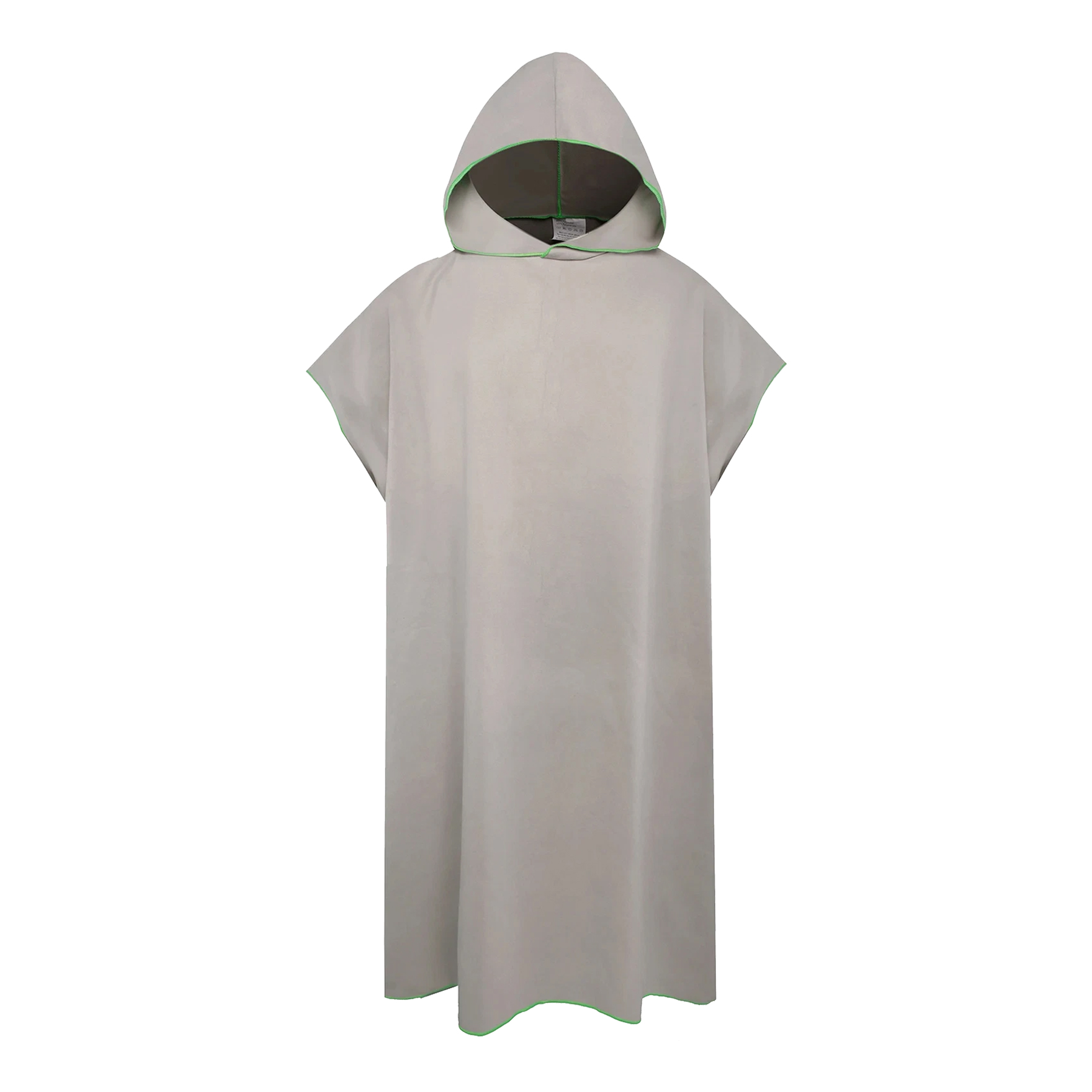 420GSM Solid Microfiber Absorbent Hooded Beach Robe For Adults 7