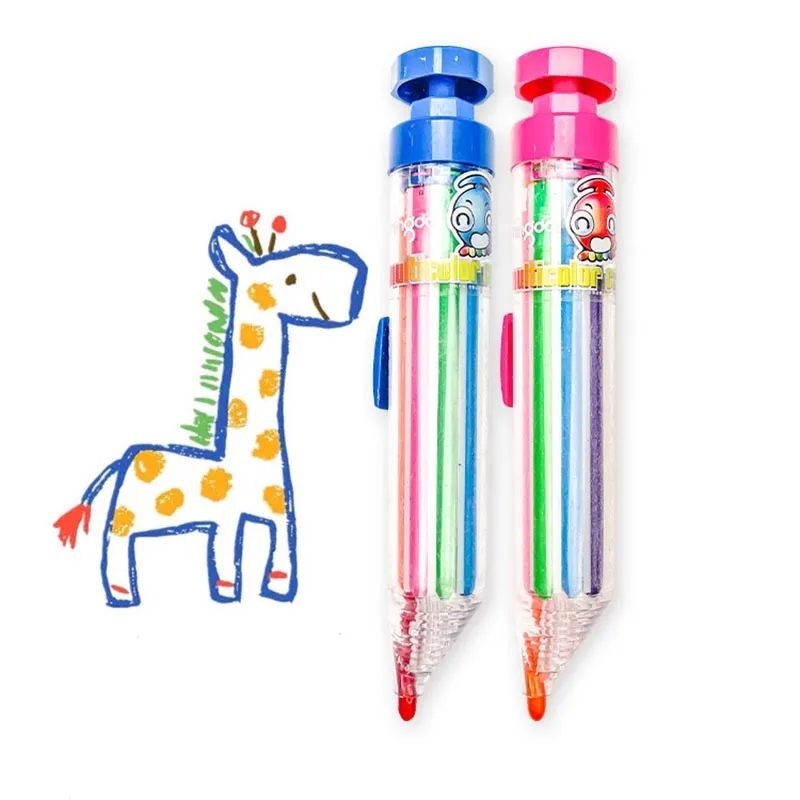 8 Color Push-Up Crayons 1
