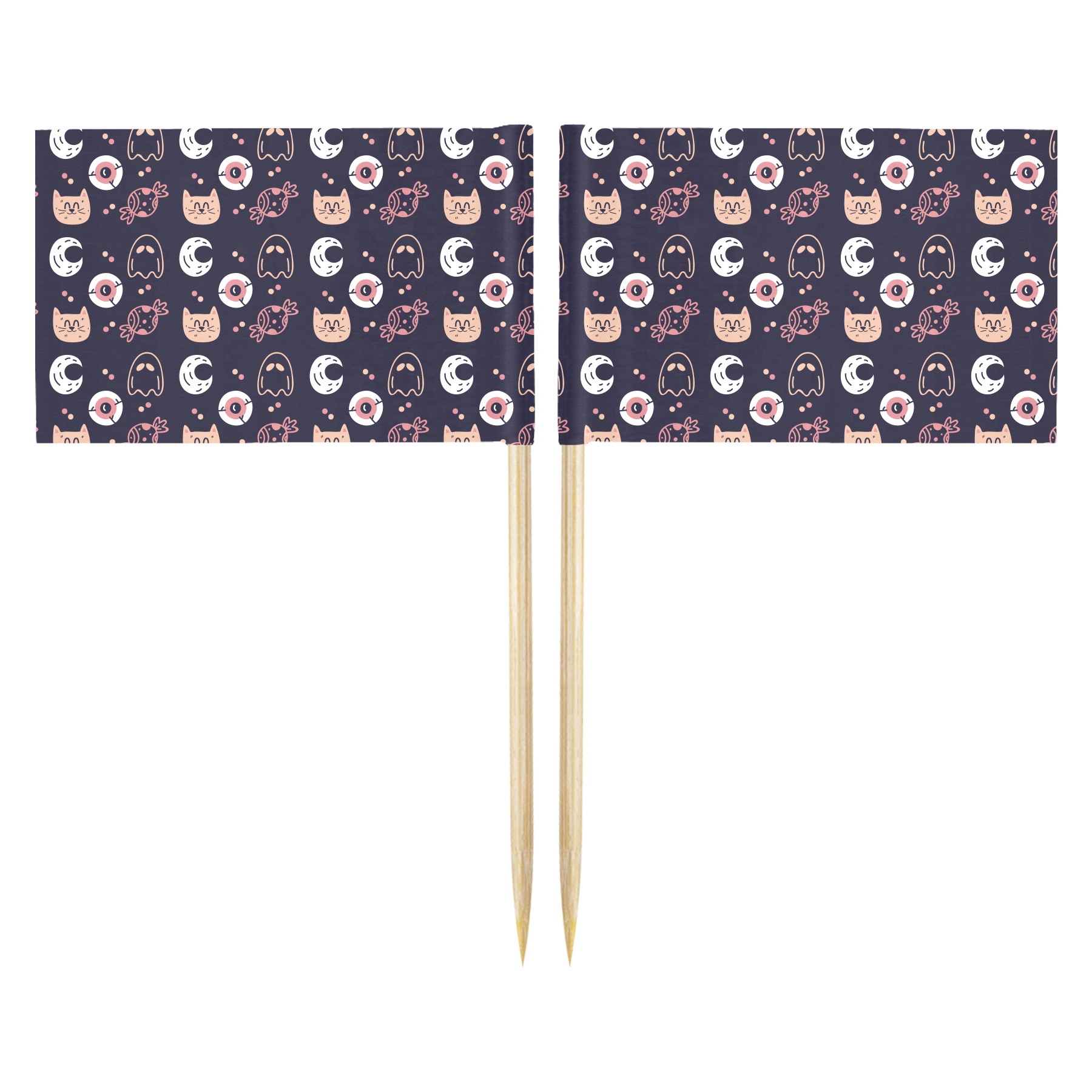 Rectangle 10CM Toothpick Flag 11