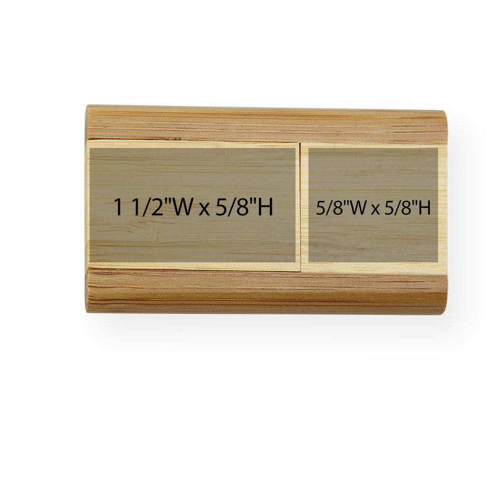 Preston Bamboo Flip Up USB 8