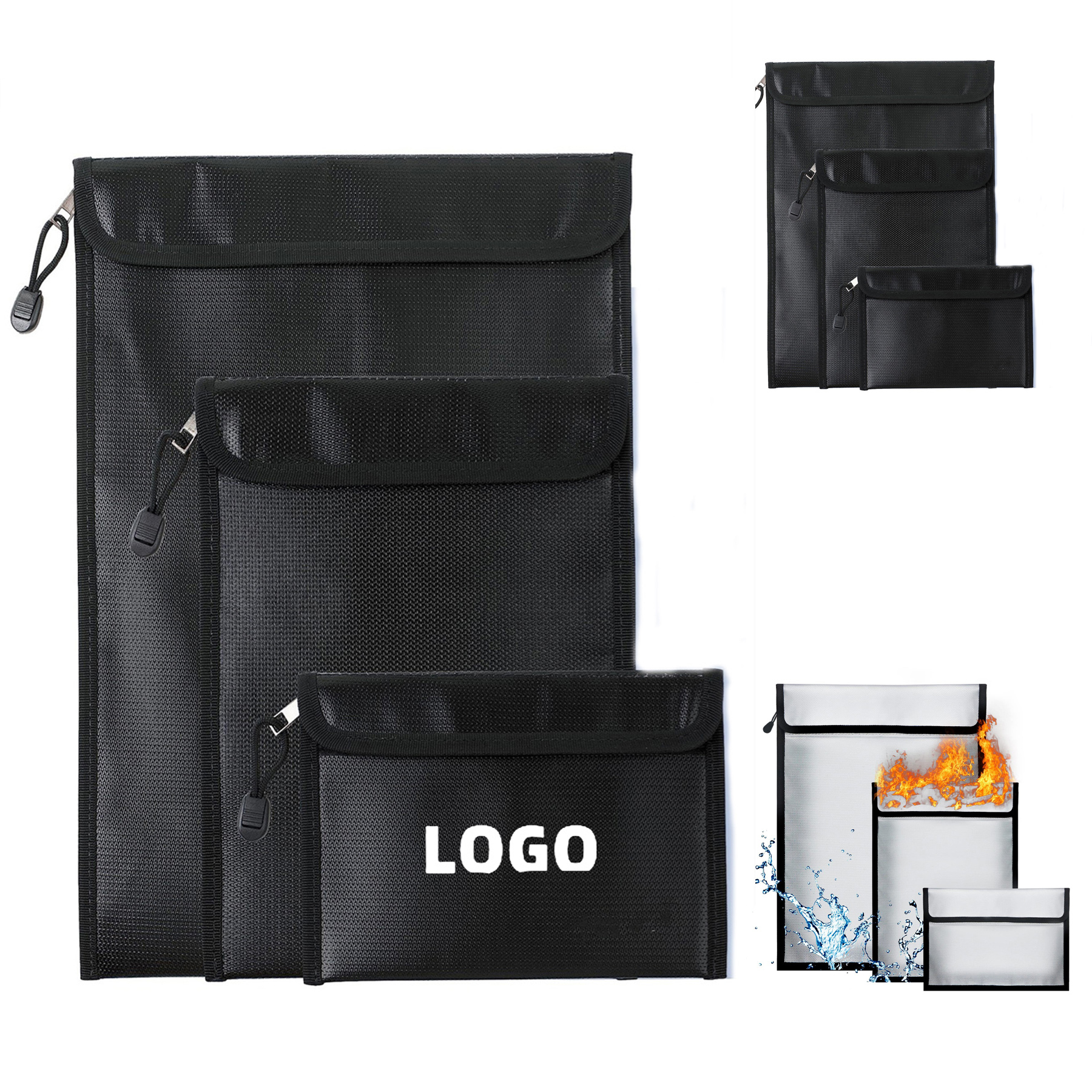 Fireproof and Waterproof Document Storage Bag 1
