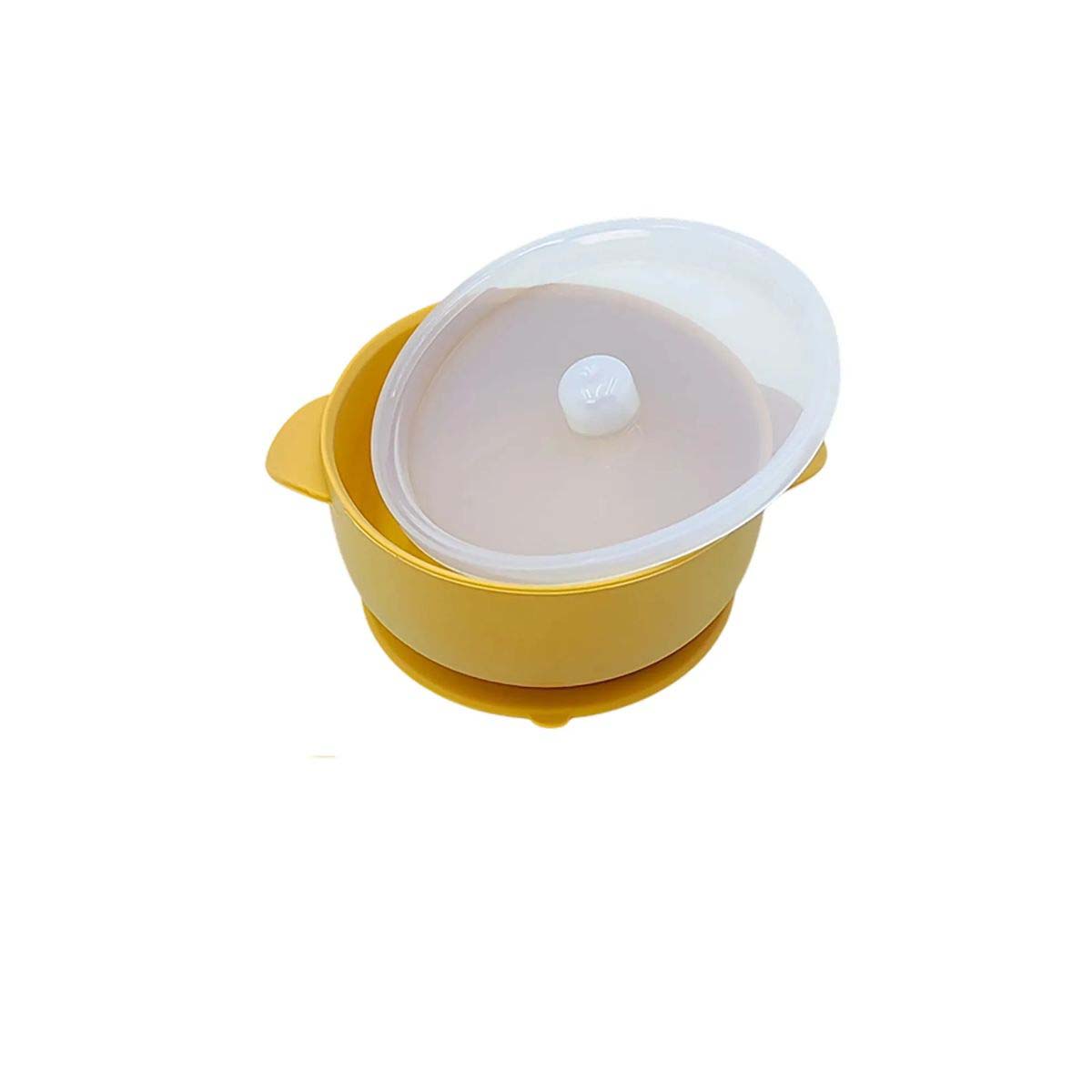 Silicone Baby Bowl Leakproof Lid Suction Base 4
