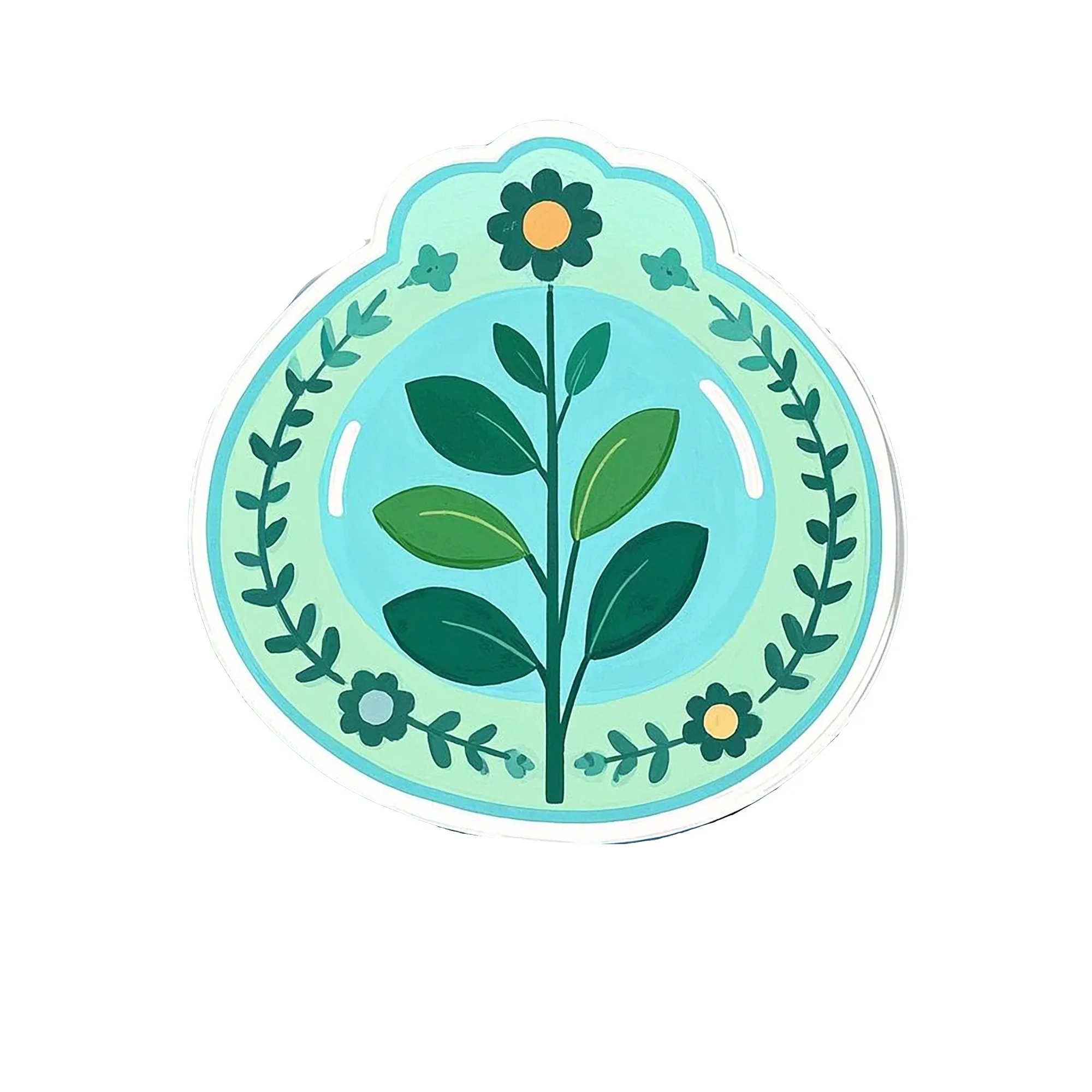 Custom Die Cut Full Color Vinyl Sticker 3